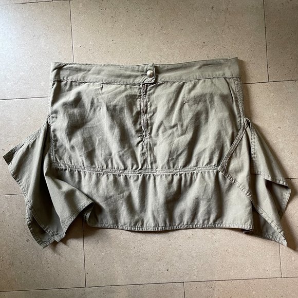 Stella McCartney khaki green mini skirt - Made in Italy-Sz. 12 - Picture 4 of 10